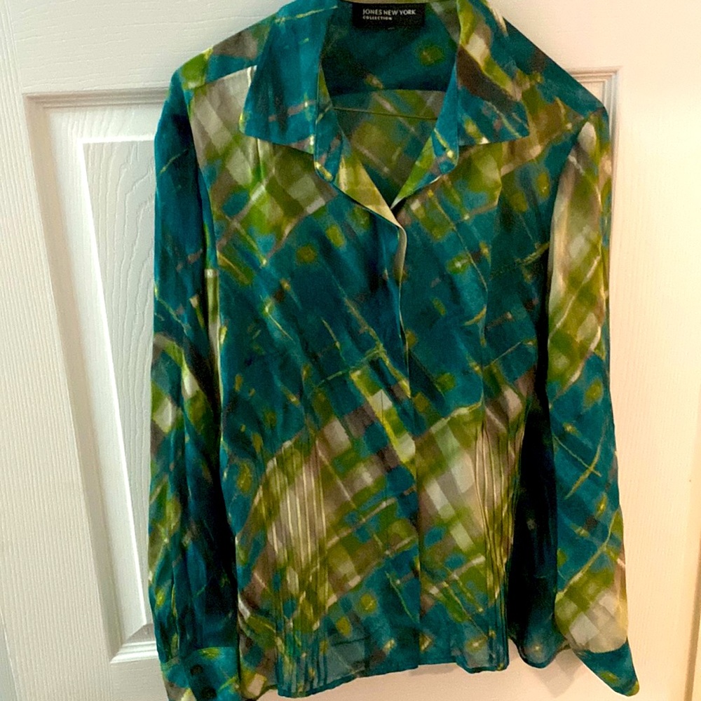 JONES NY COLLECTION GORGEOUS BLOUSE
